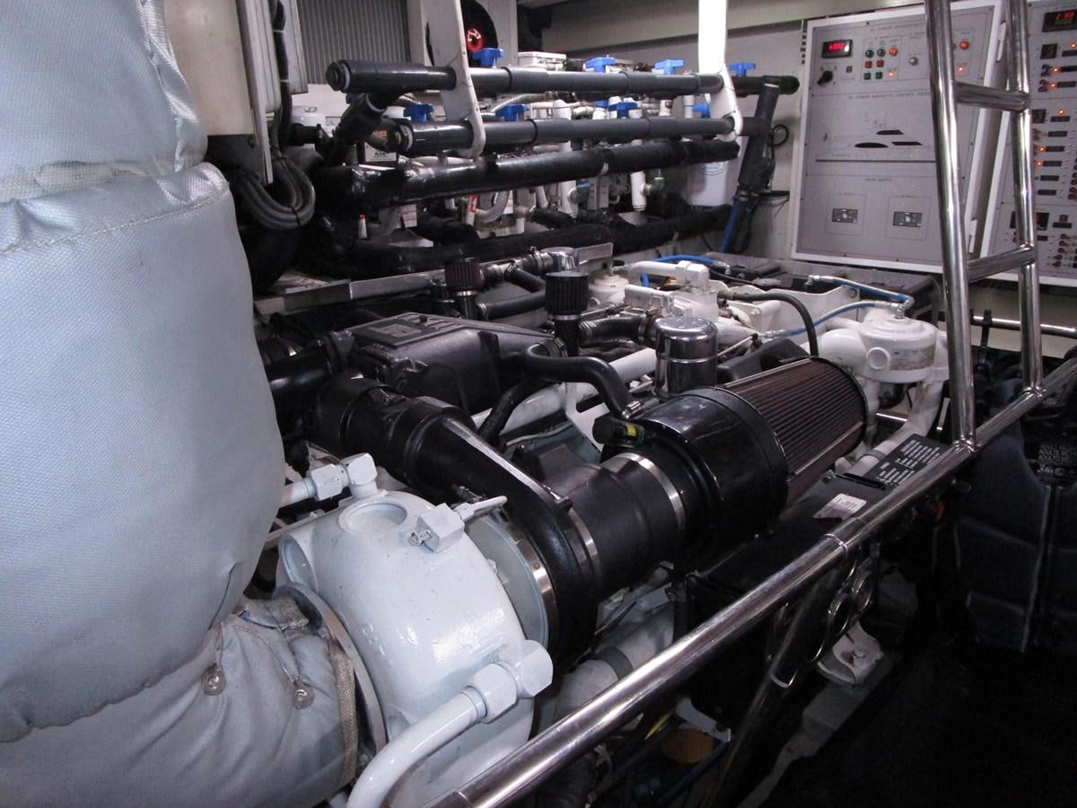 a machine with a large amount of pipes aboard B HAPPY Yacht for Sale