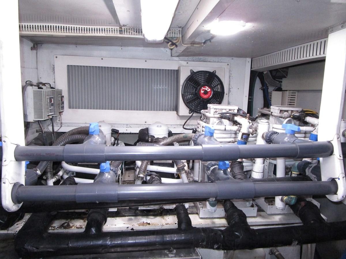 a machine in a room aboard B HAPPY Yacht for Sale