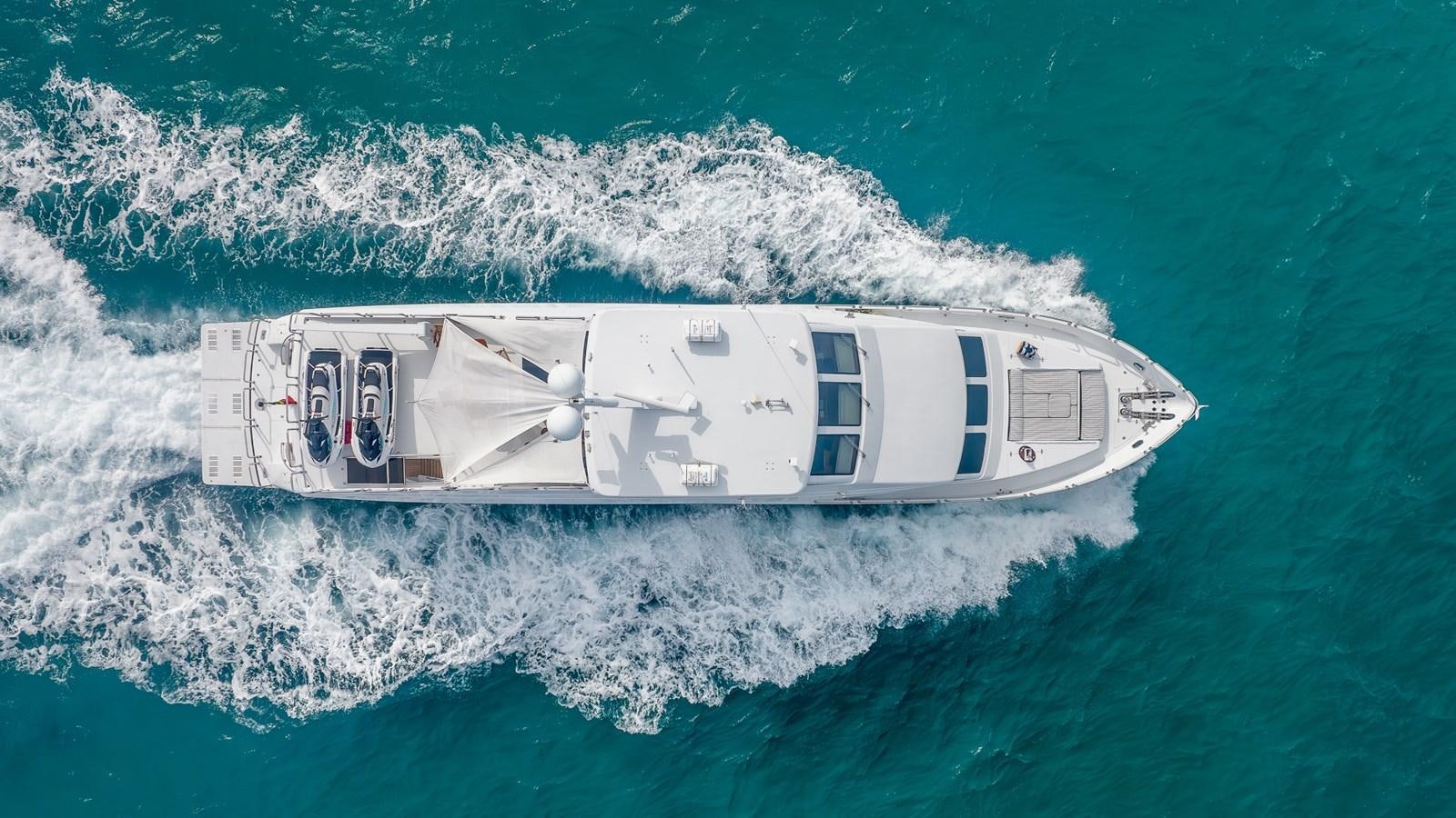 a high angle view of a boat aboard B HAPPY Yacht for Sale