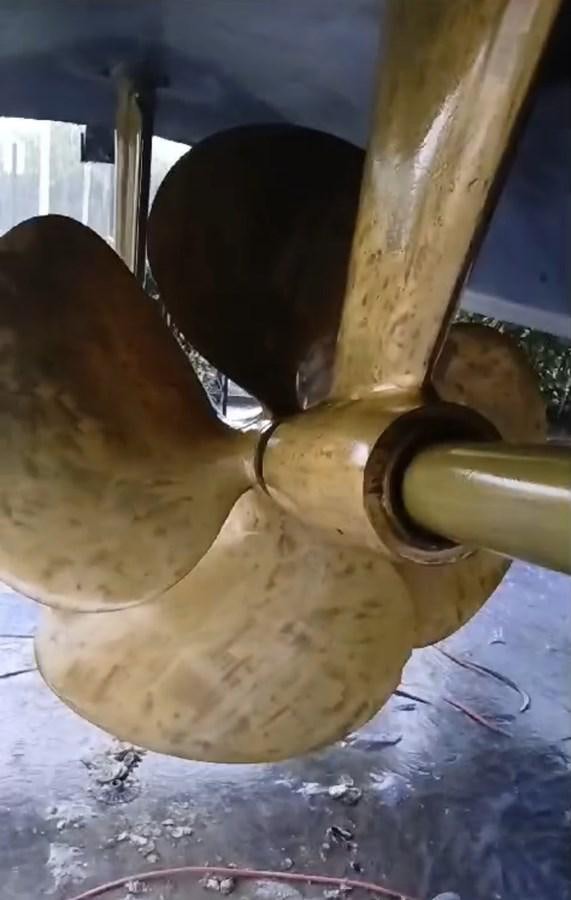 a group of wooden spoons aboard B HAPPY Yacht for Sale