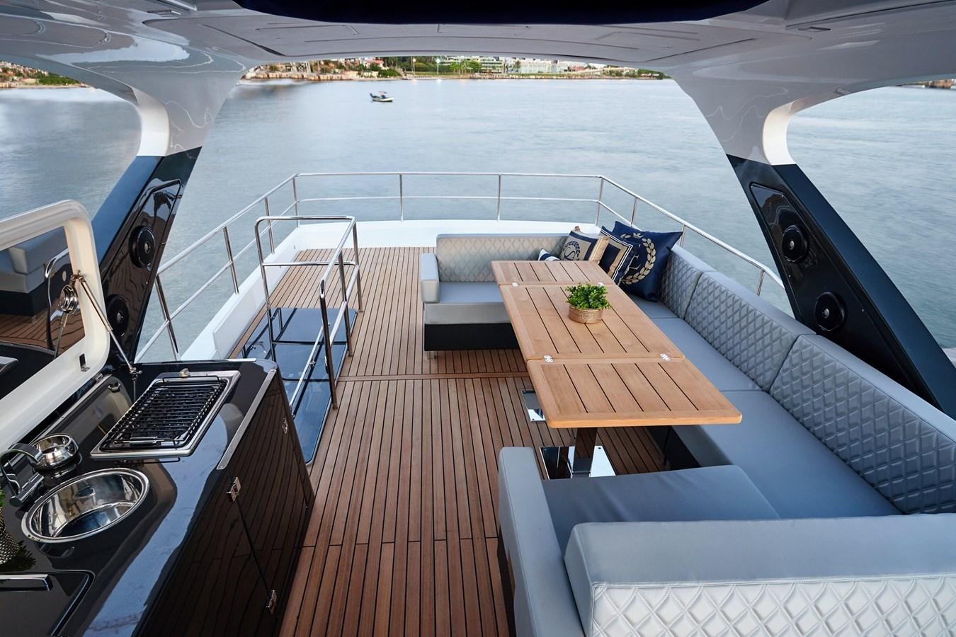 a boat on the water aboard SCHAEFER 660 Yacht for Sale