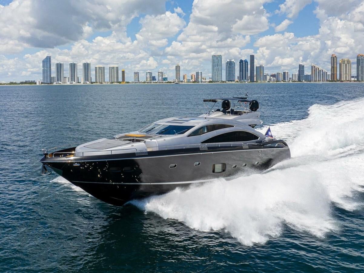 a boat on the water aboard PREDATOR 84 Yacht for Sale