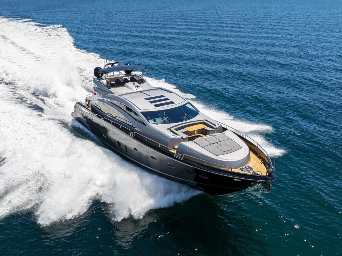 a boat on the water aboard PREDATOR 84 Yacht for Sale