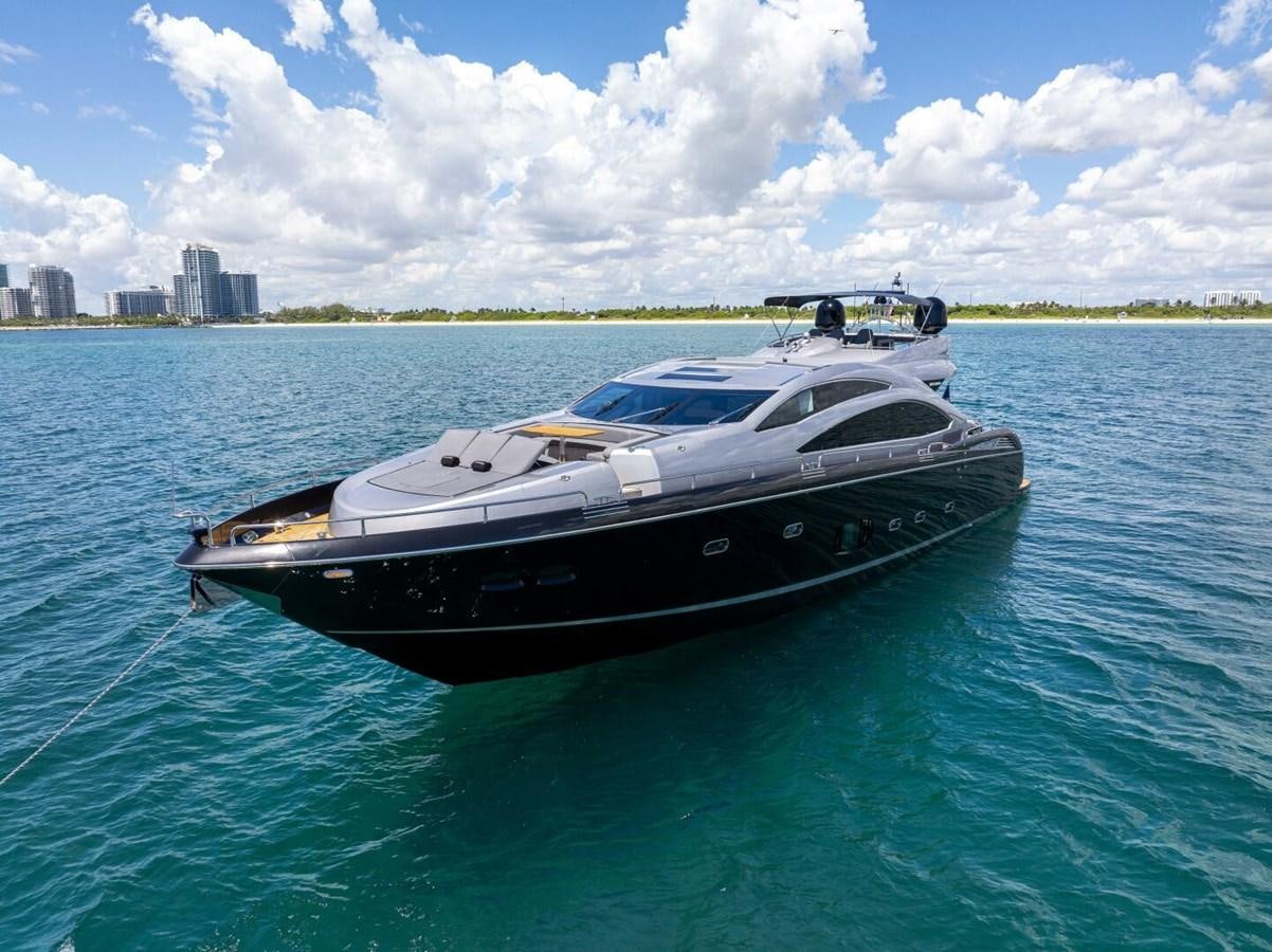 a boat in the water aboard PREDATOR 84 Yacht for Sale