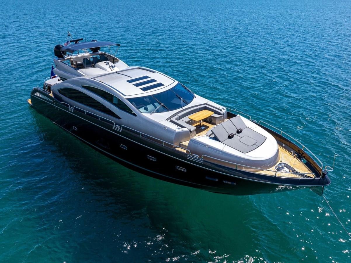 a boat on the water aboard PREDATOR 84 Yacht for Sale