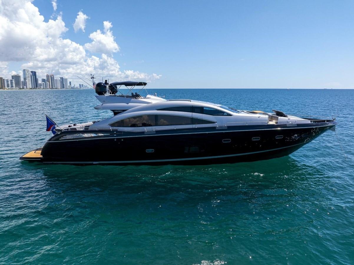a boat in the water aboard PREDATOR 84 Yacht for Sale