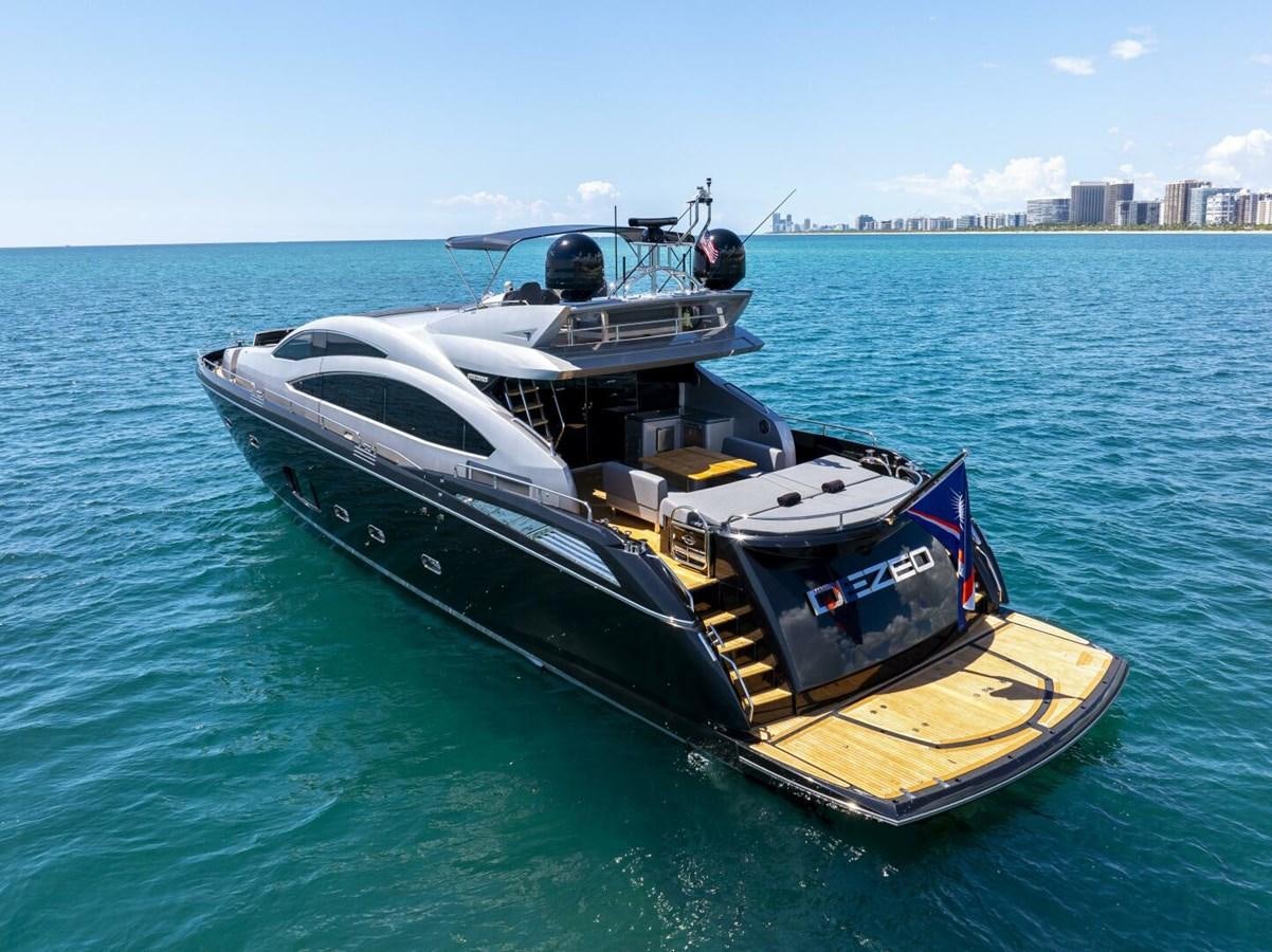 a boat on the water aboard PREDATOR 84 Yacht for Sale