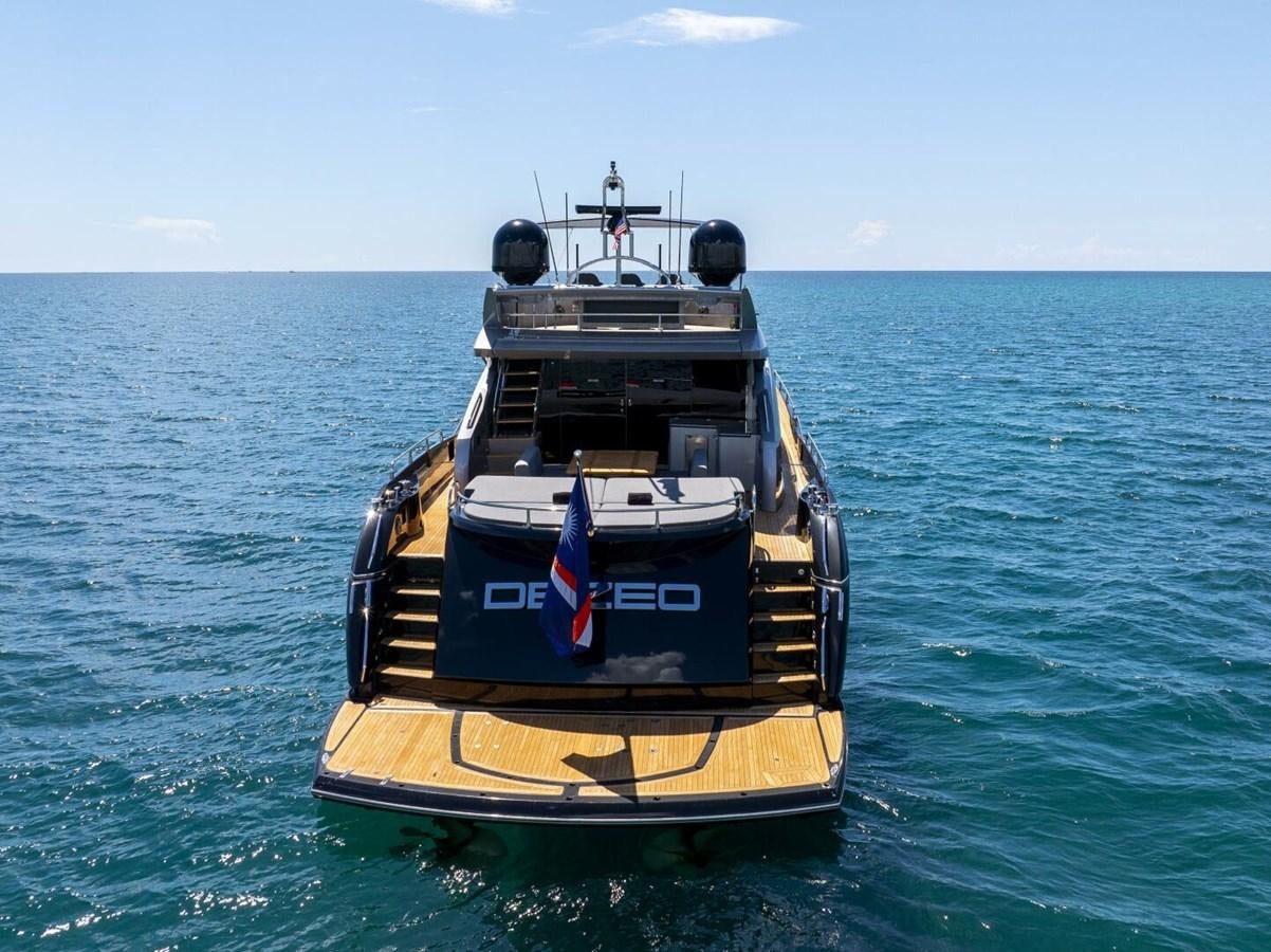 a boat in the water aboard PREDATOR 84 Yacht for Sale