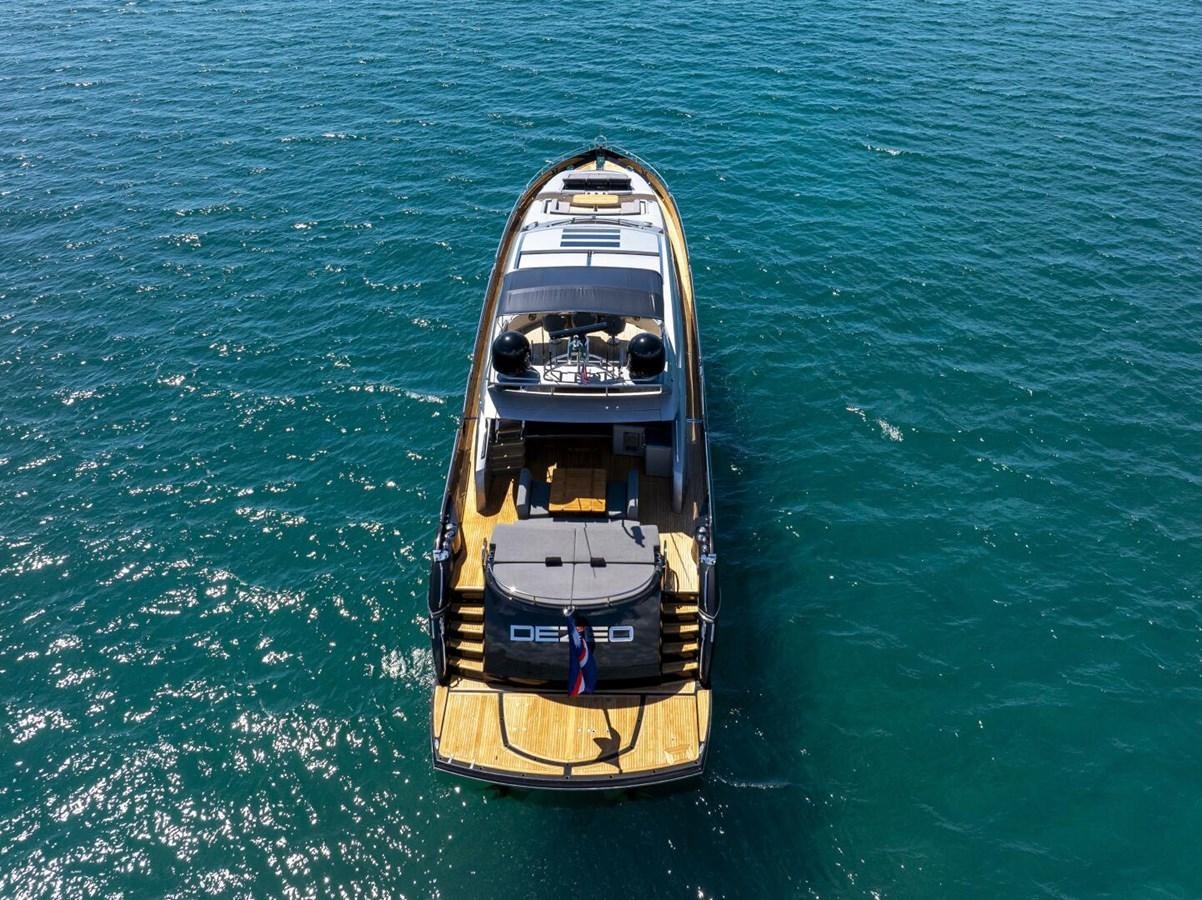 a boat on the water aboard PREDATOR 84 Yacht for Sale