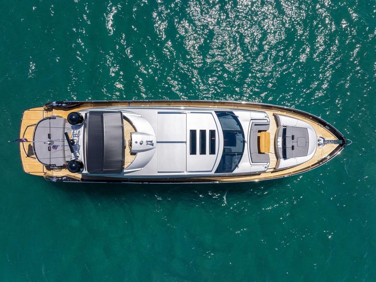 a boat in the water aboard PREDATOR 84 Yacht for Sale