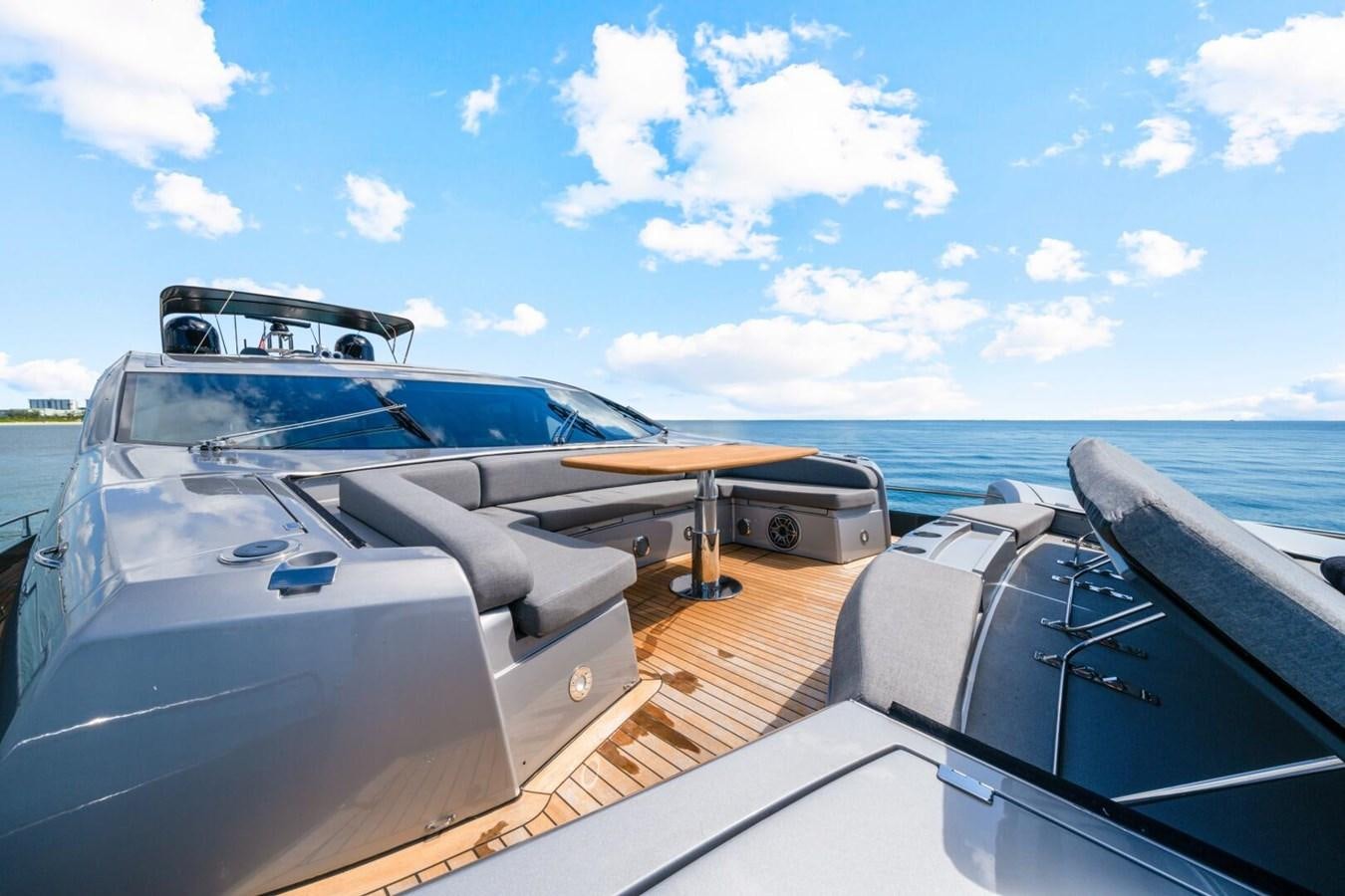 a boat on the water aboard PREDATOR 84 Yacht for Sale
