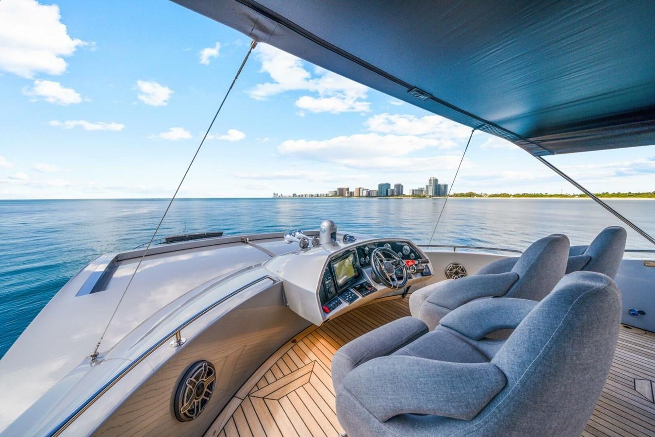 the inside of a boat aboard PREDATOR 84 Yacht for Sale