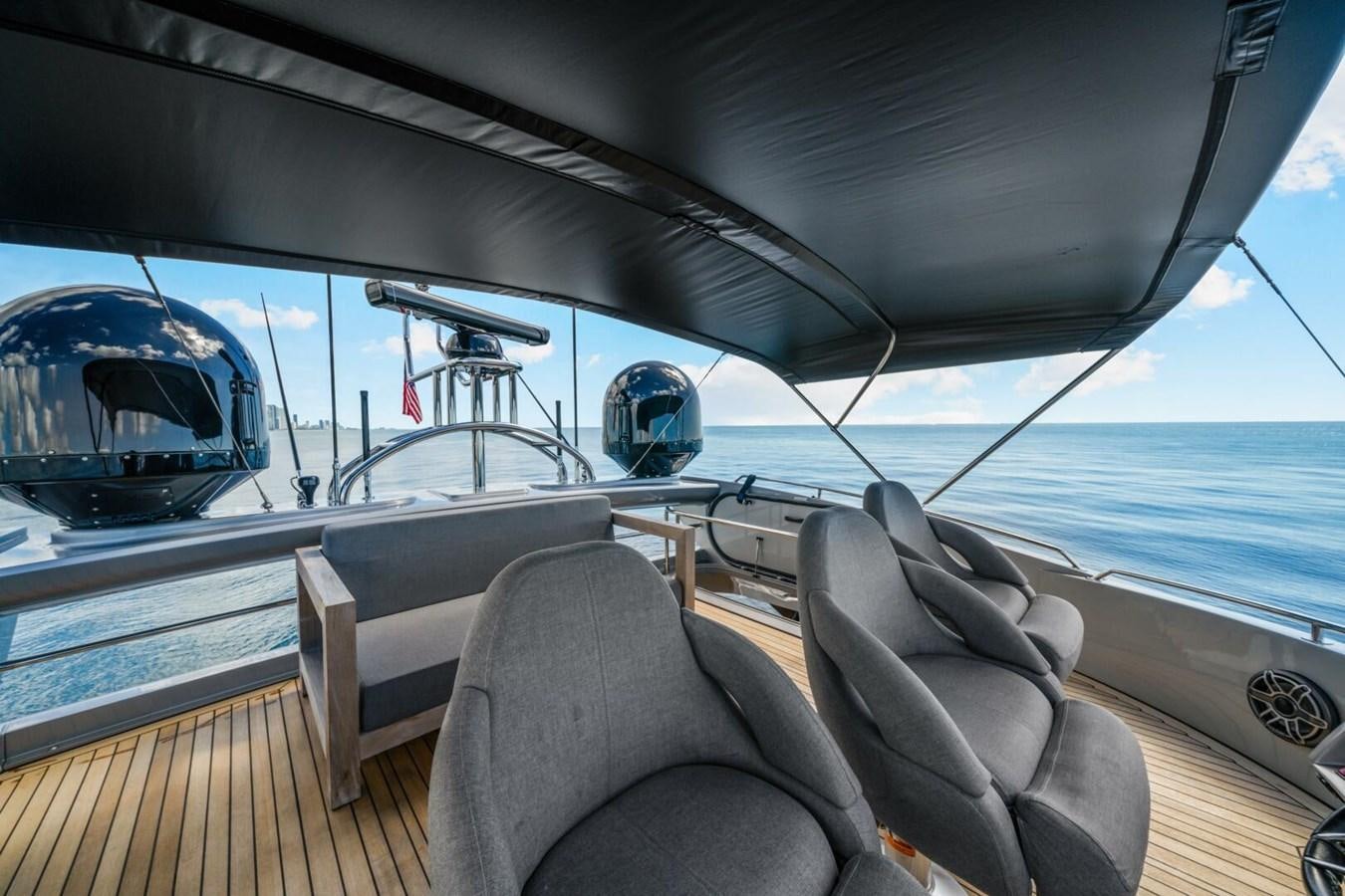 inside of a boat aboard PREDATOR 84 Yacht for Sale