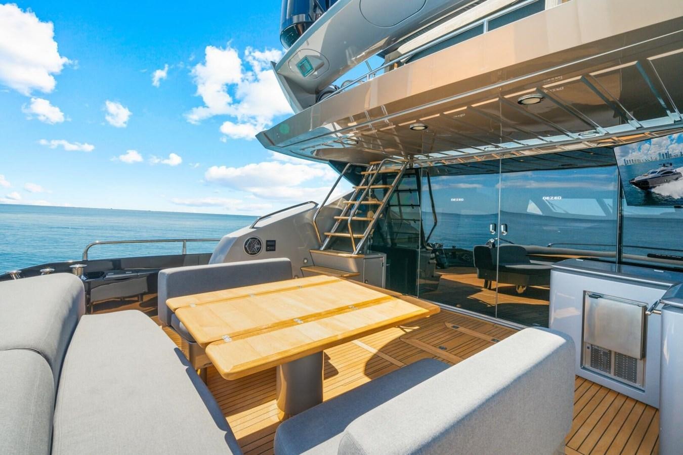 a boat on the water aboard PREDATOR 84 Yacht for Sale