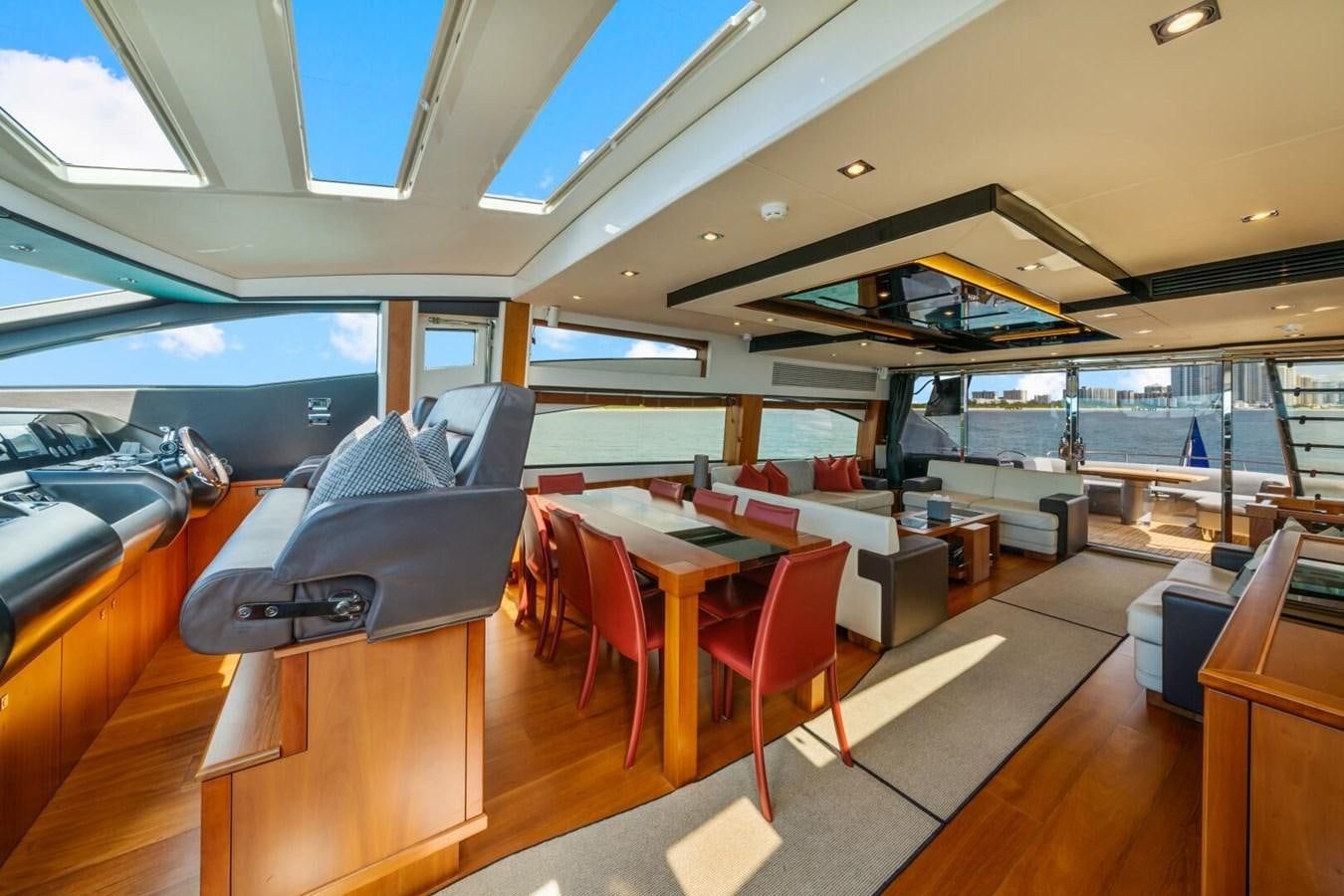 inside of a boat aboard PREDATOR 84 Yacht for Sale