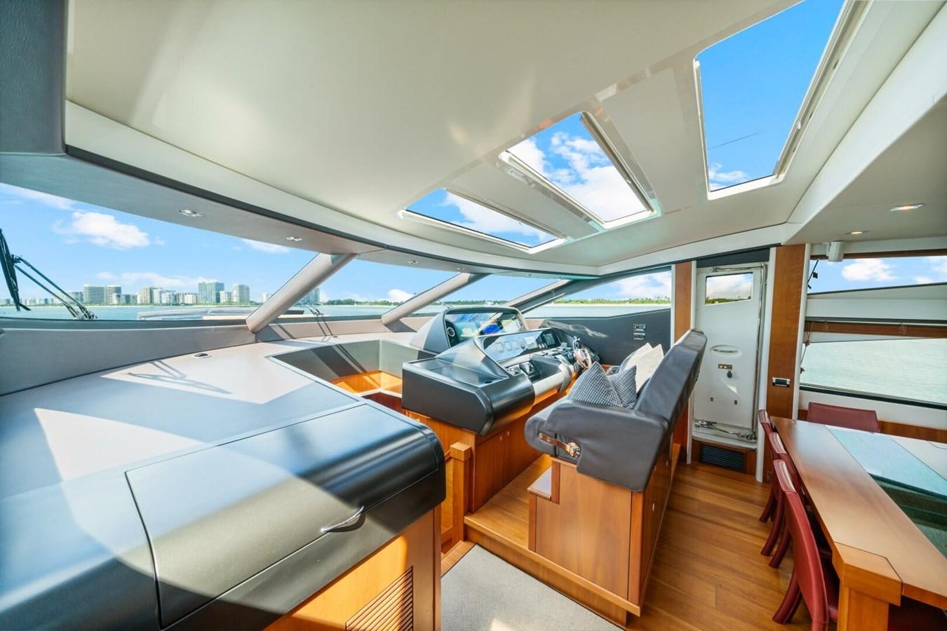inside of a vehicle aboard PREDATOR 84 Yacht for Sale