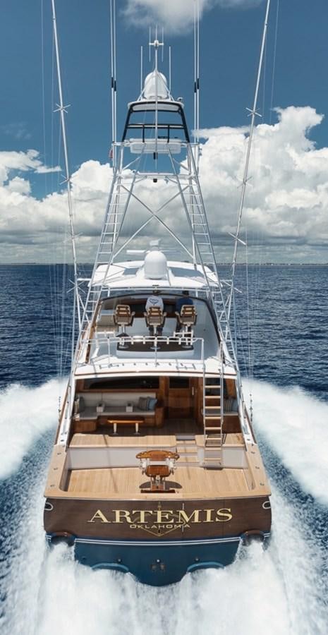 a boat on the water aboard ARTEMIS Yacht for Sale