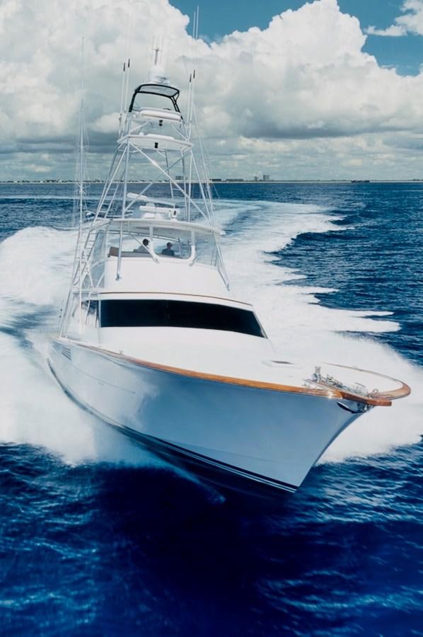 a white boat in the water aboard ARTEMIS Yacht for Sale
