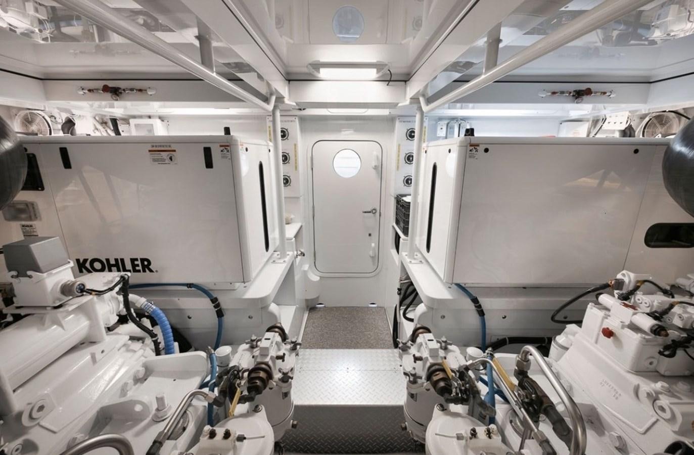 a room with machinery aboard ARTEMIS Yacht for Sale