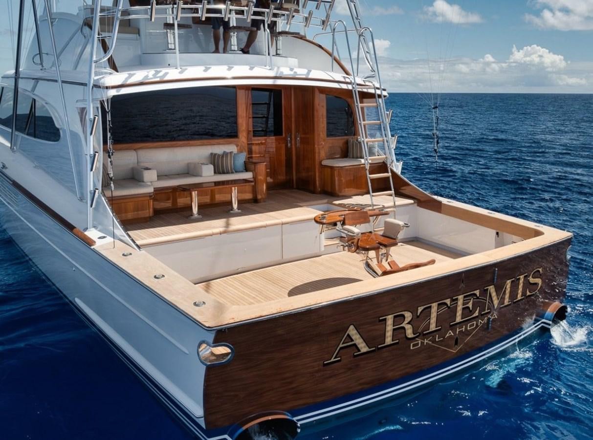 a boat on the water aboard ARTEMIS Yacht for Sale