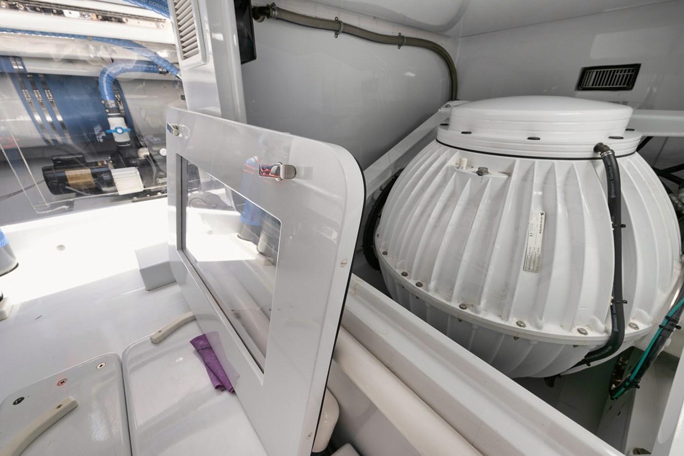 a machine with a clear plastic case aboard ARTEMIS Yacht for Sale