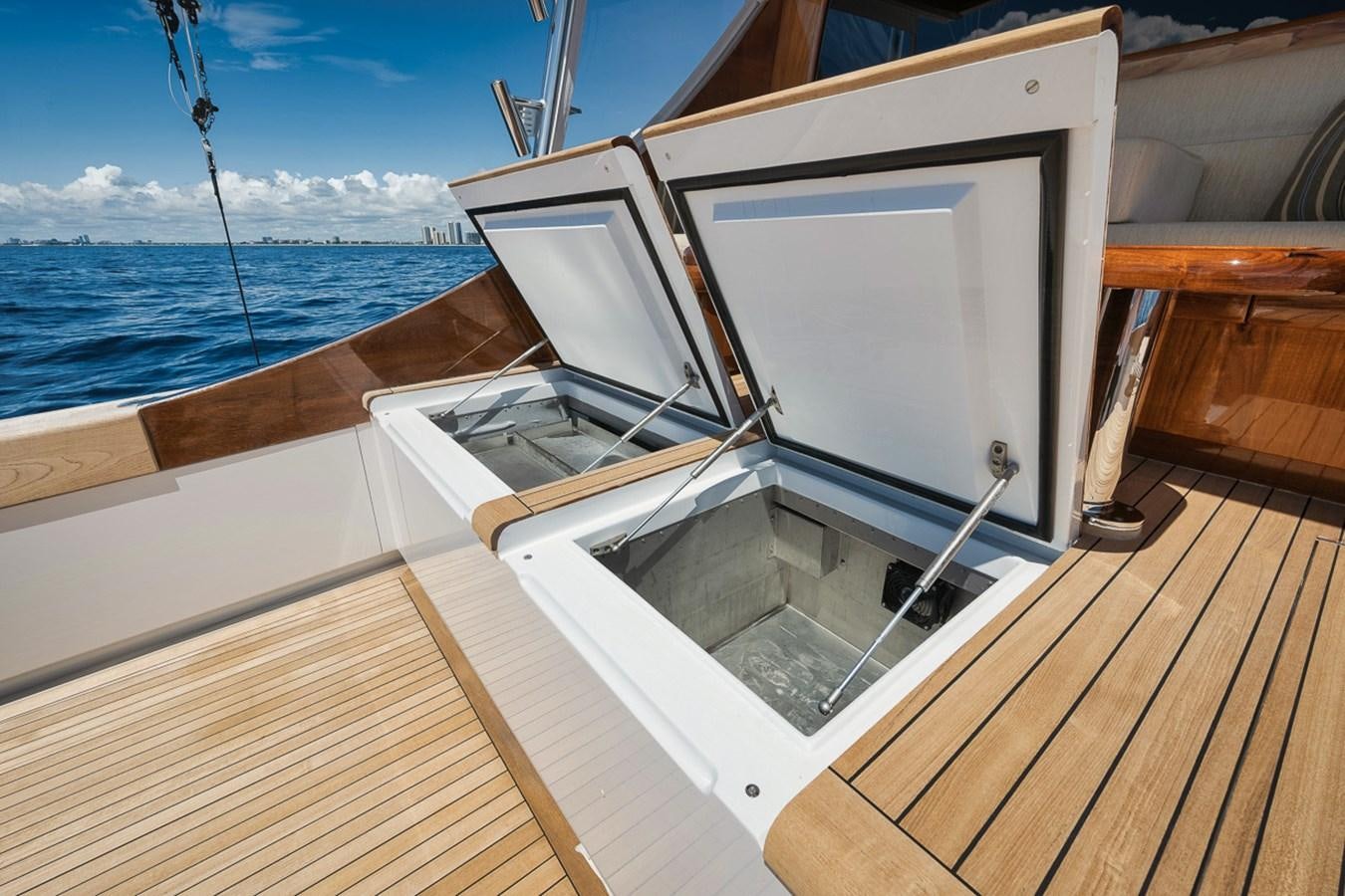 a boat on the water aboard ARTEMIS Yacht for Sale