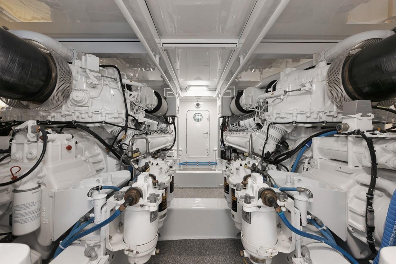 a room with pipes and equipment aboard ARTEMIS Yacht for Sale