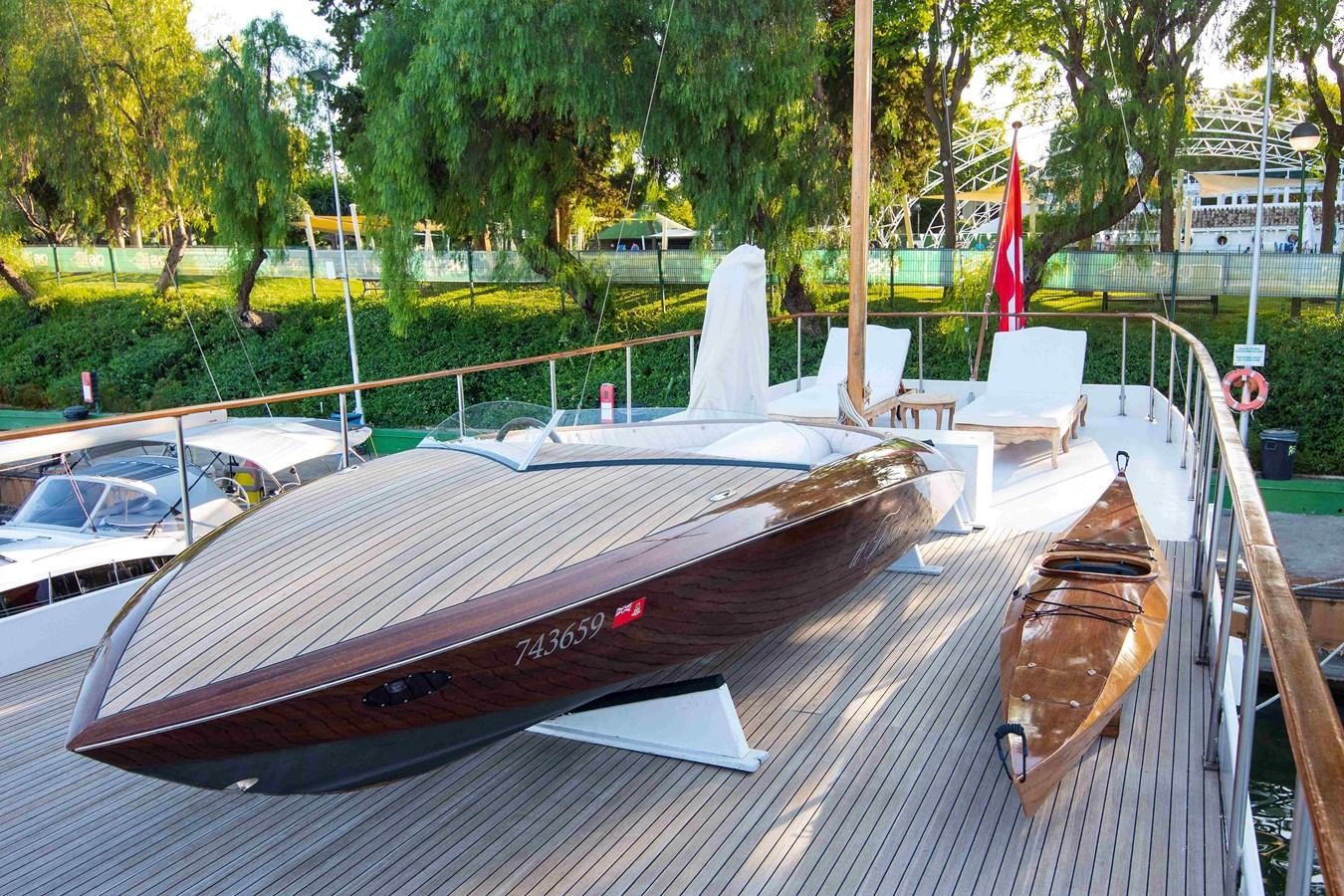 a large solar panel on a roof aboard FOREVER Yacht for Sale