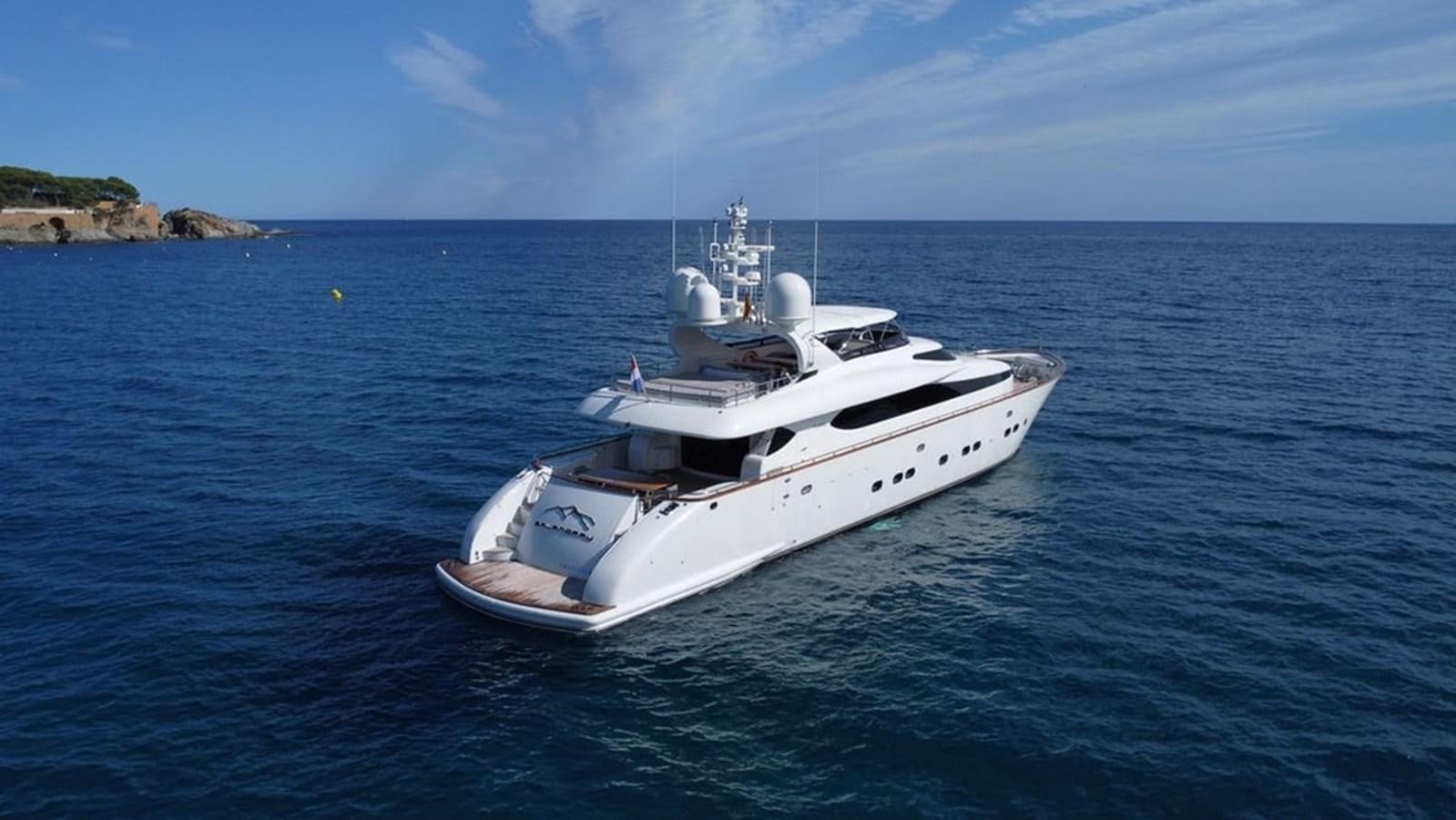 a boat in the water aboard BALANDRAU Yacht for Sale