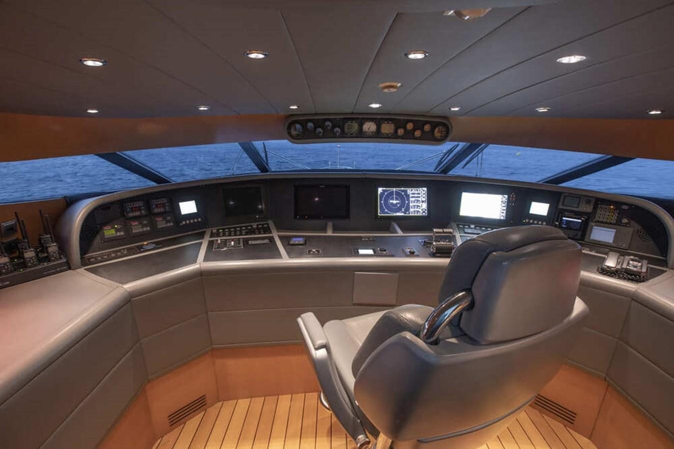 inside of a car aboard BALANDRAU Yacht for Sale