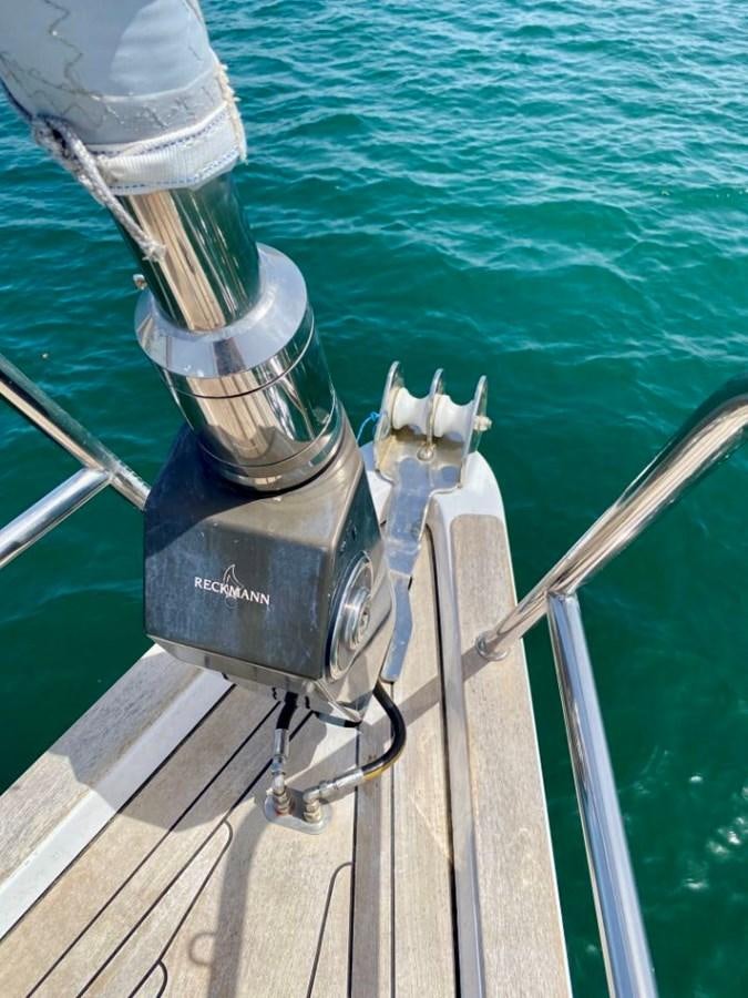 a boat with a metal propeller aboard NIMROD Yacht for Sale