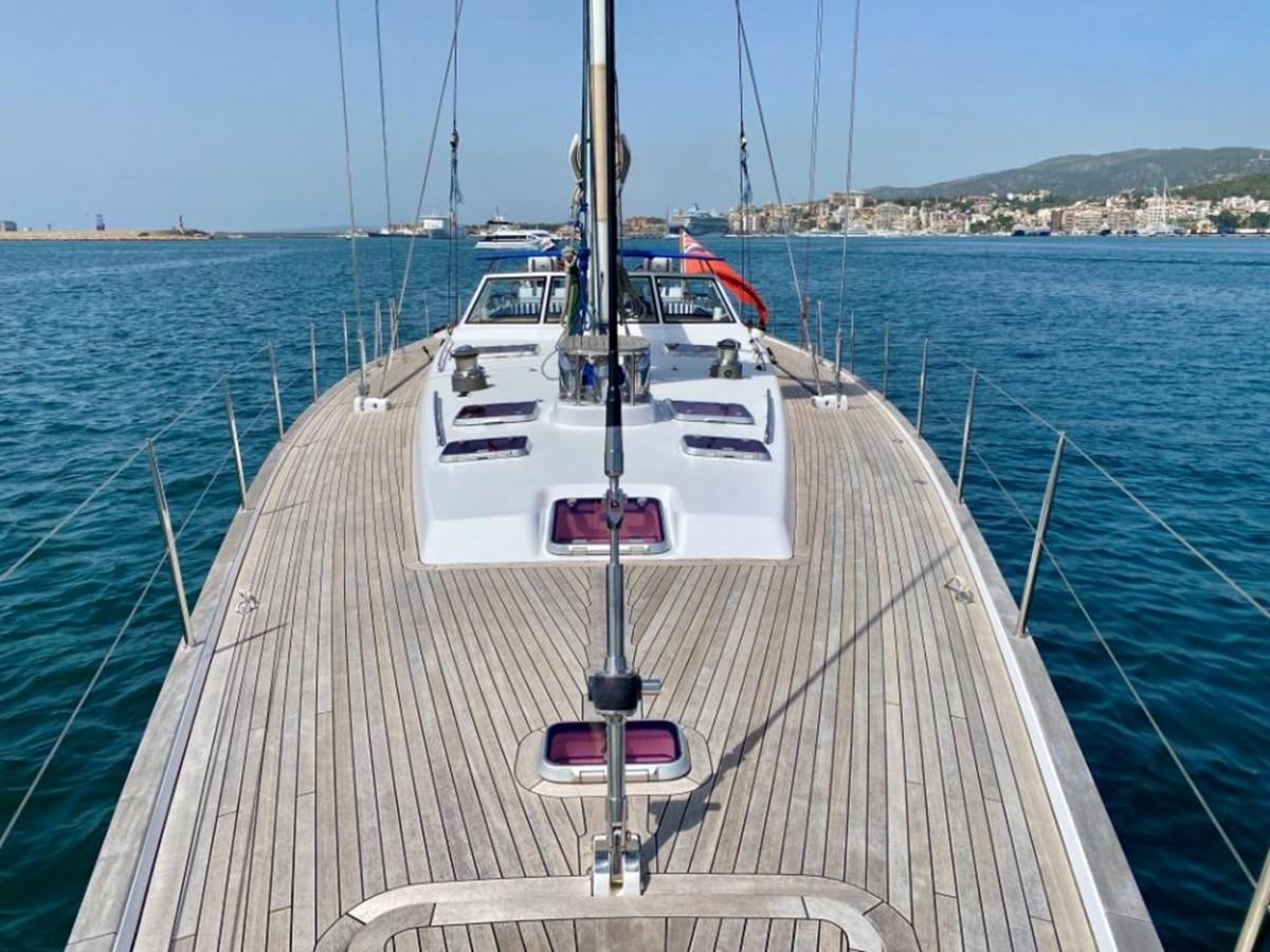 a boat on the water aboard NIMROD Yacht for Sale