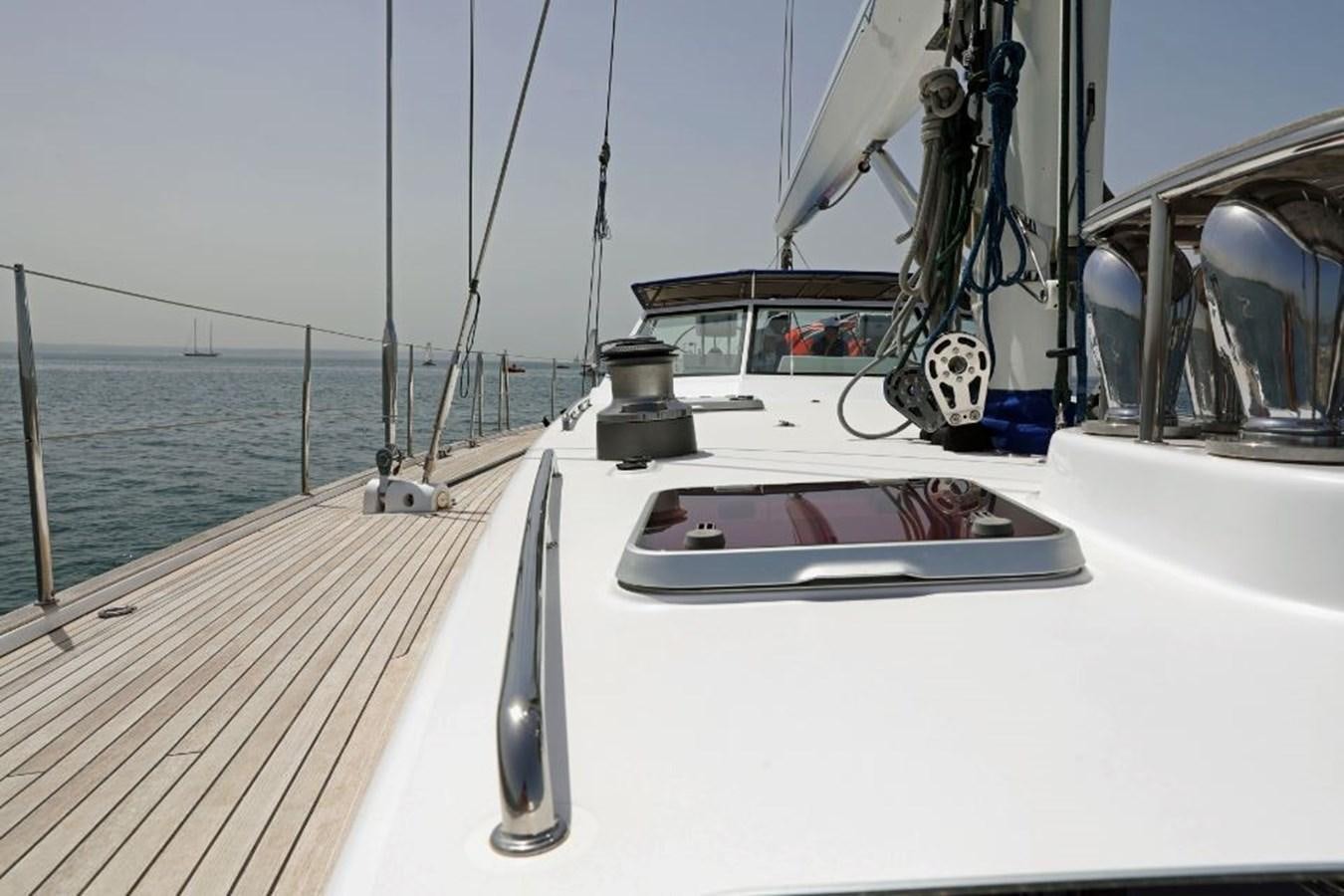 a boat on a body of water aboard NIMROD Yacht for Sale