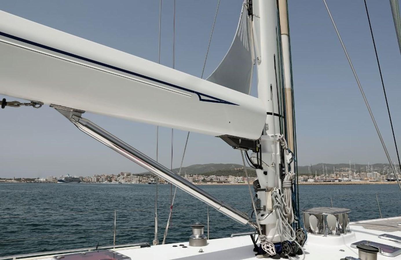 a sailboat on the water aboard NIMROD Yacht for Sale