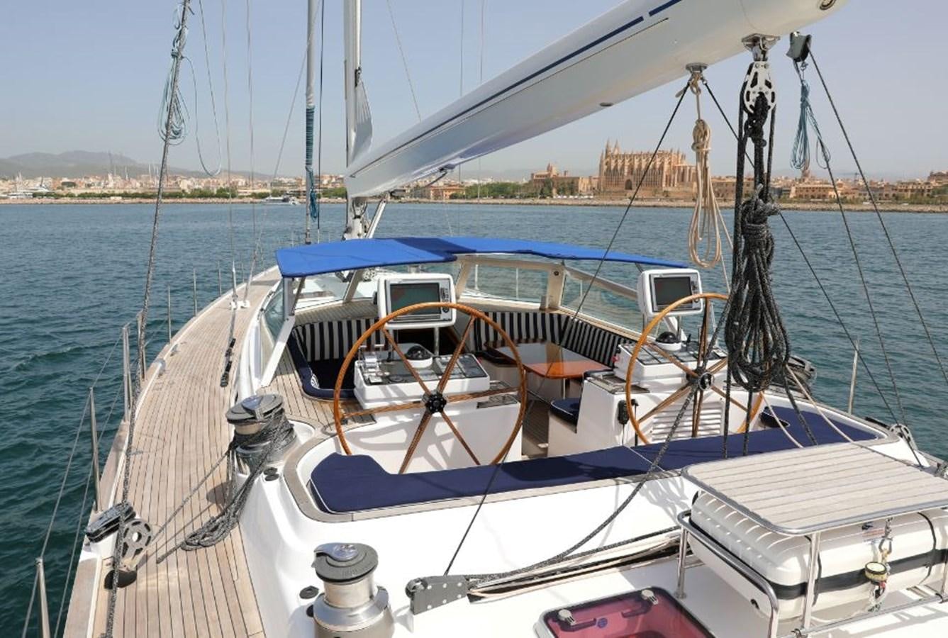 a boat on the water aboard NIMROD Yacht for Sale