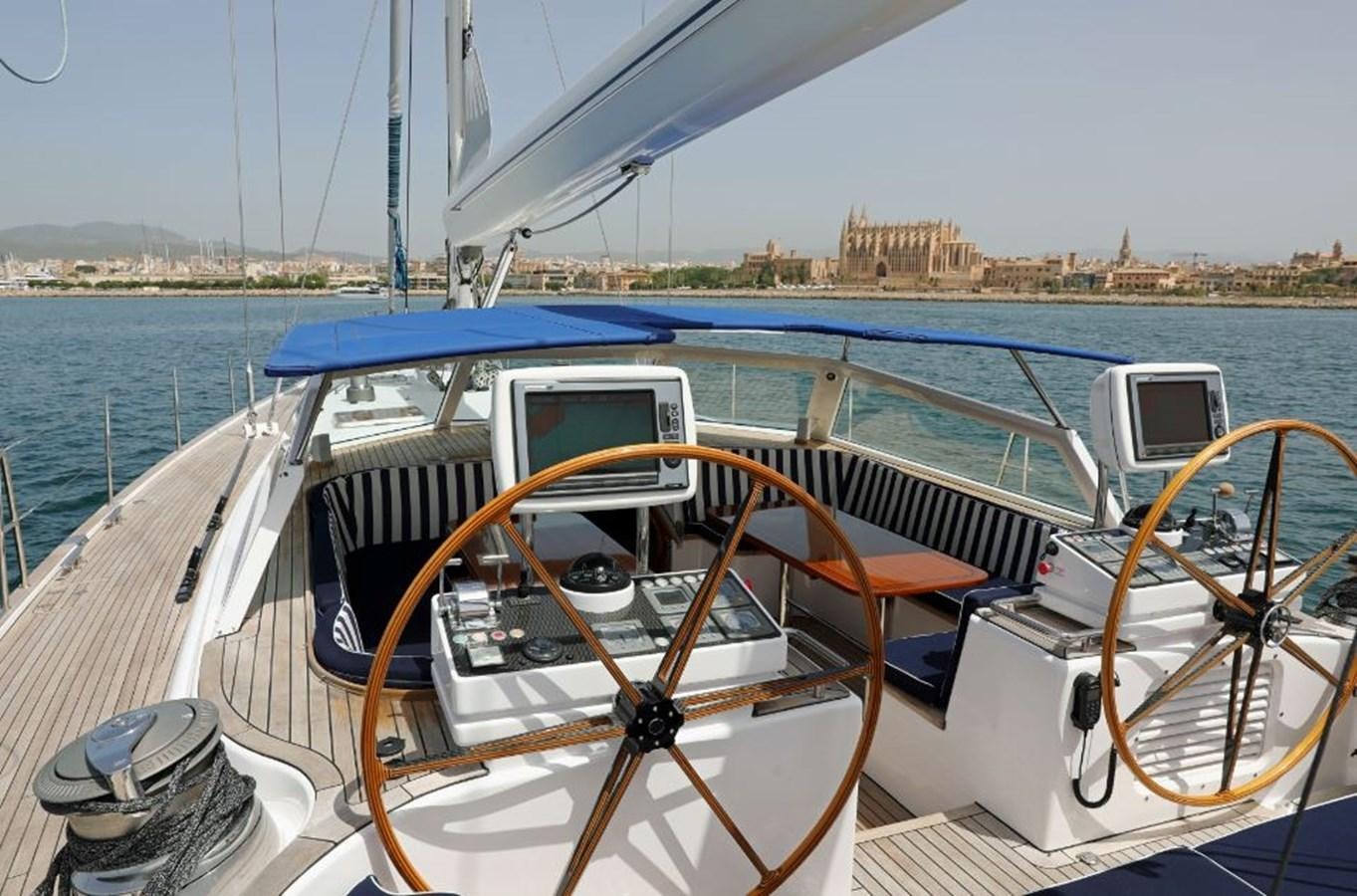a boat on the water aboard NIMROD Yacht for Sale
