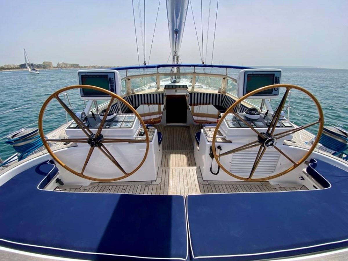 a boat on the water aboard NIMROD Yacht for Sale