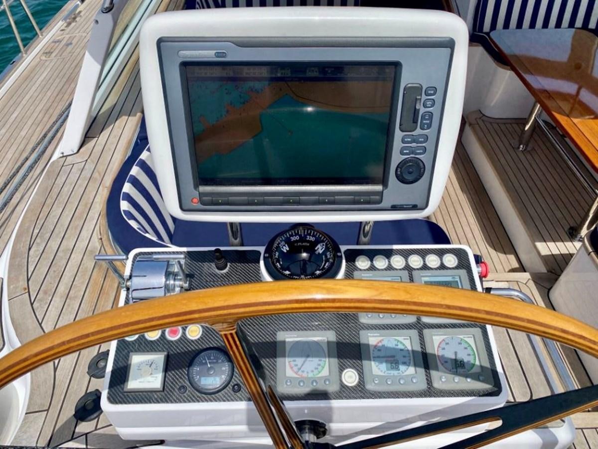 a device with a screen and buttons aboard NIMROD Yacht for Sale