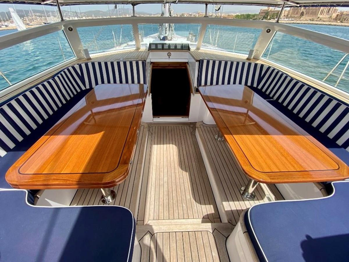 a deck of a boat aboard NIMROD Yacht for Sale