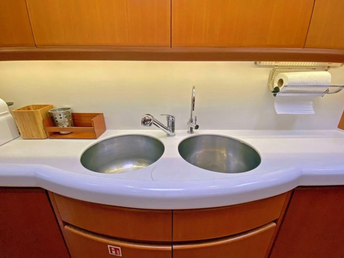 a couple of sinks in a bathroom aboard NIMROD Yacht for Sale