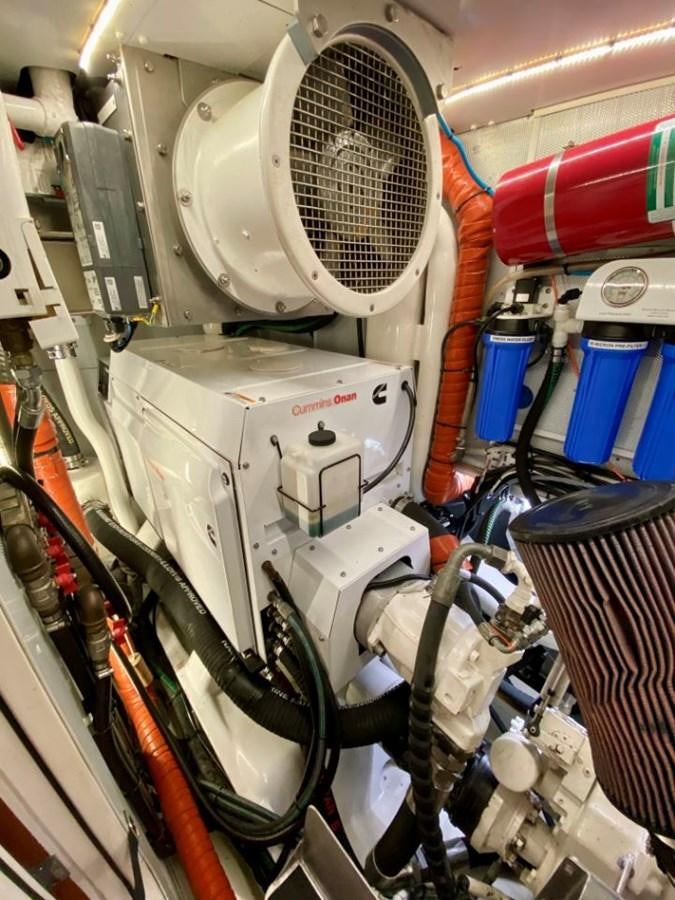 a close-up of a machine aboard NIMROD Yacht for Sale