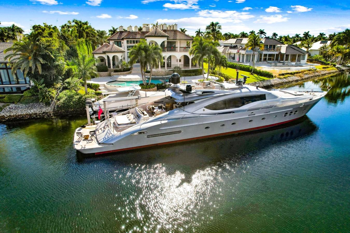 a boat on the water aboard IZUMI Yacht for Sale