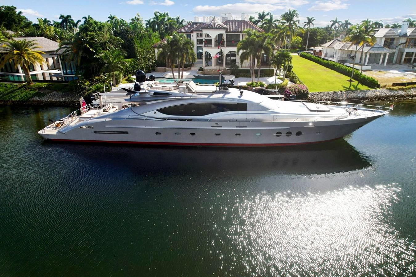 a boat on the water aboard IZUMI Yacht for Sale