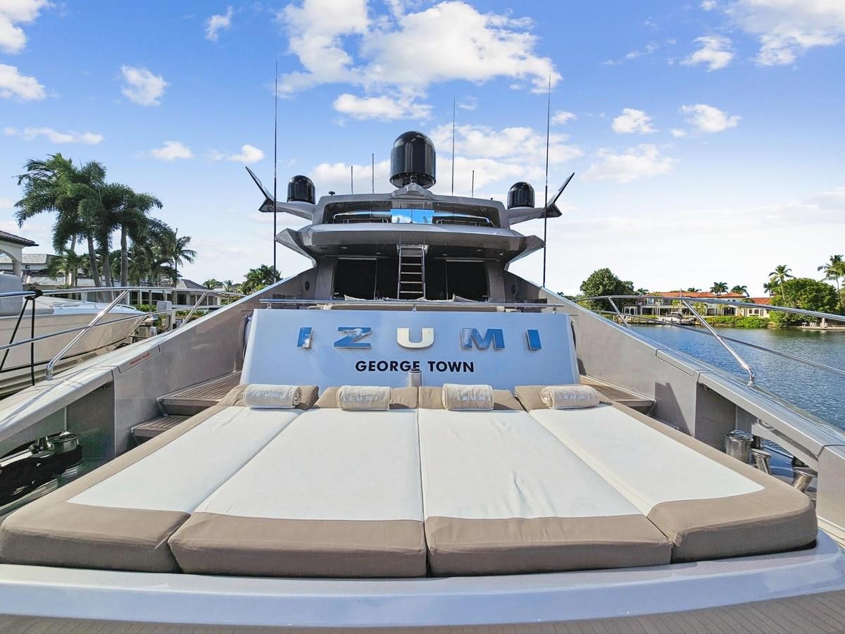a boat on the water aboard IZUMI Yacht for Sale
