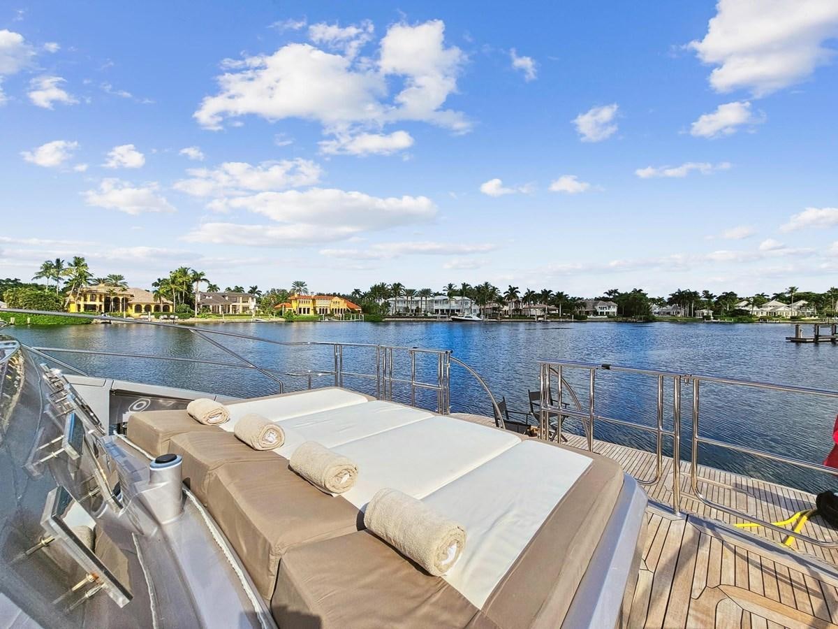 a boat on the water aboard IZUMI Yacht for Sale