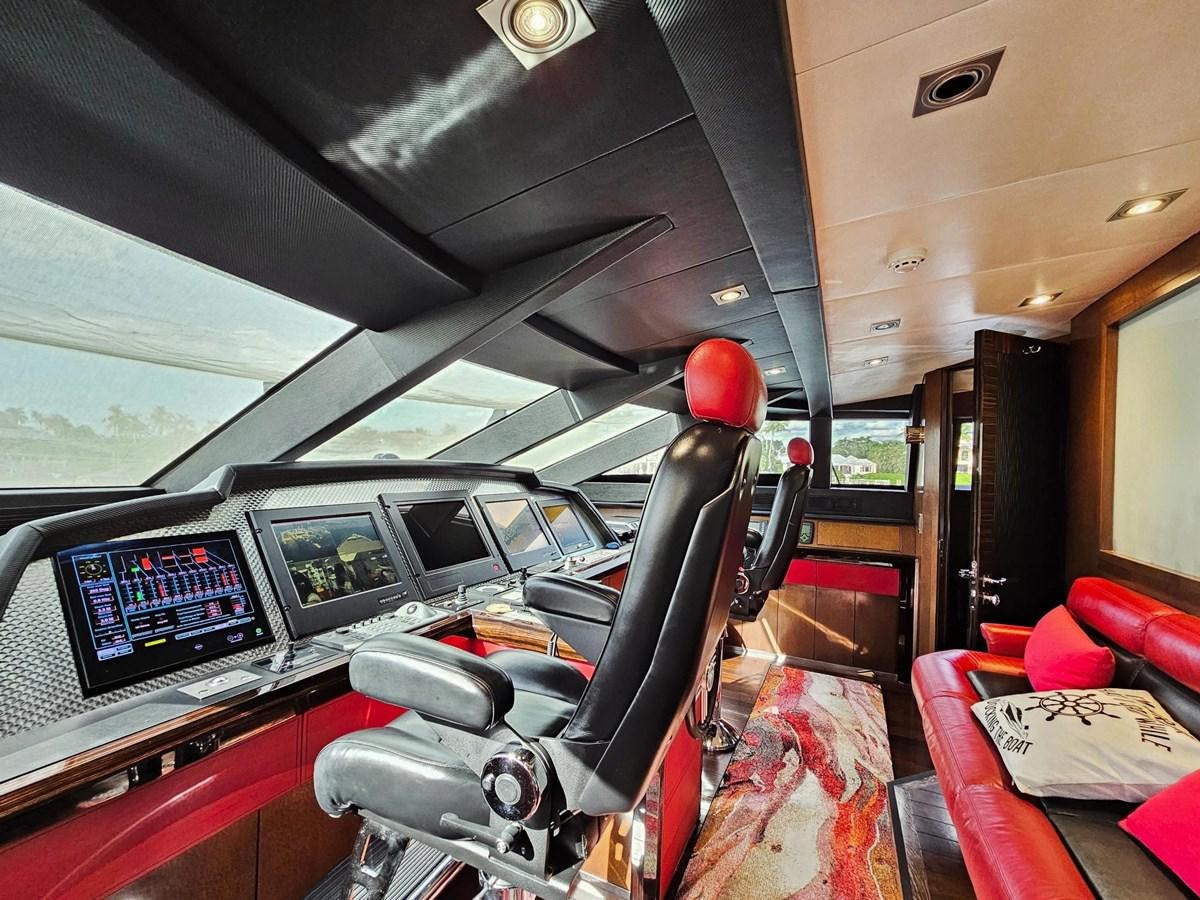 inside of a vehicle aboard IZUMI Yacht for Sale