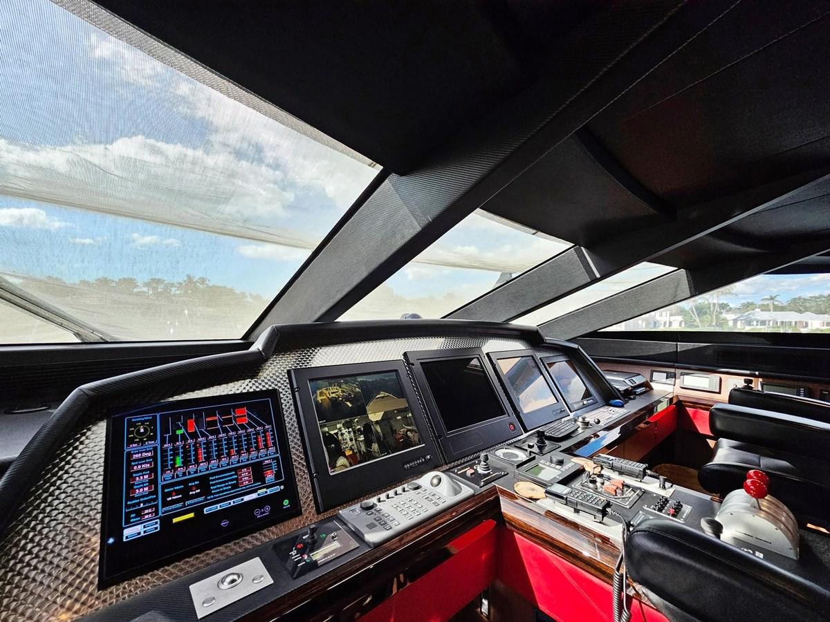 inside of a car aboard IZUMI Yacht for Sale