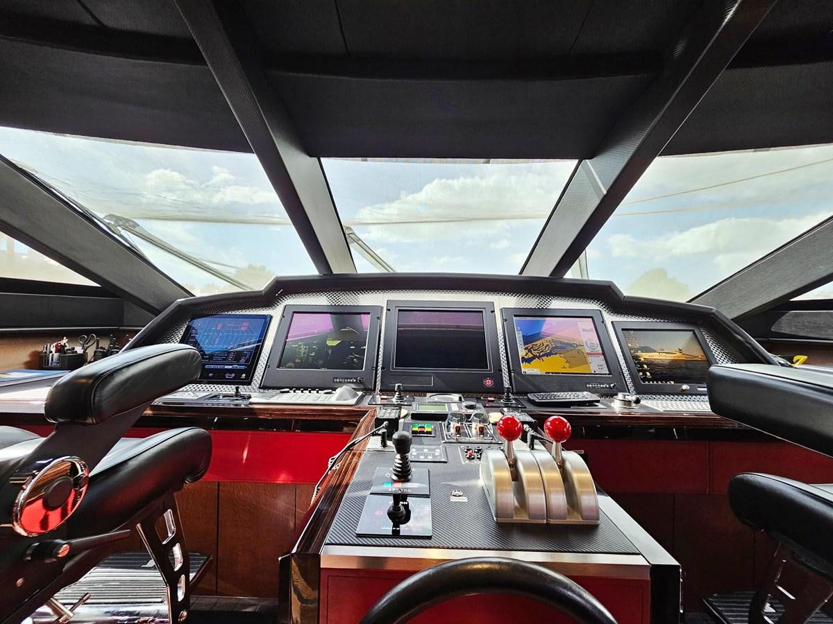 inside of a car aboard IZUMI Yacht for Sale