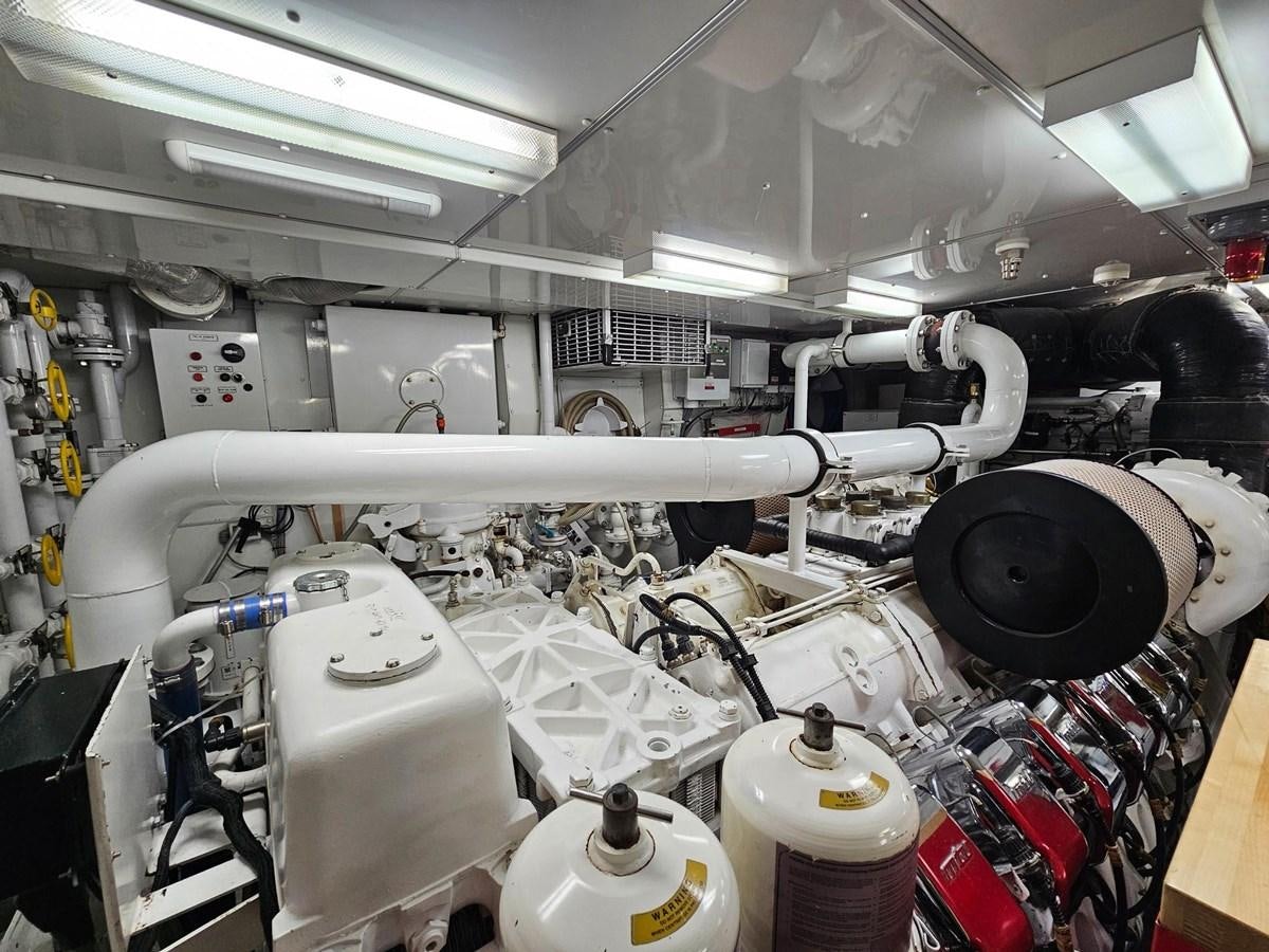 a room with several machines aboard IZUMI Yacht for Sale