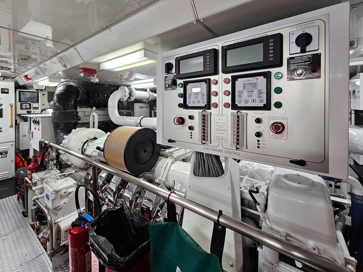 a room with equipment and equipment aboard IZUMI Yacht for Sale